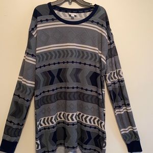 Lularoe Hudson Long Sleeve Shirt